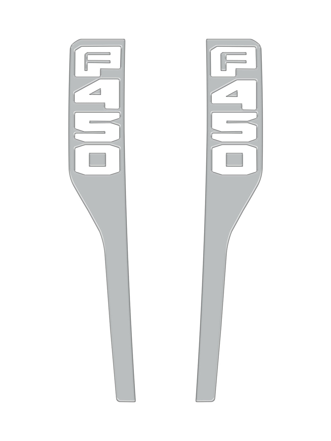 Front Fender Emblem Overlays Fits 2023-2026 Ford Super Duty