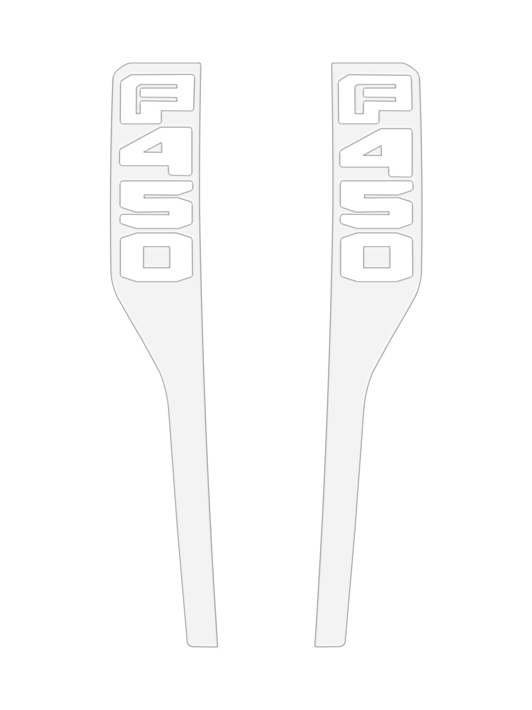 Front Fender Emblem Overlays Fits 2023-2026 Ford Super Duty