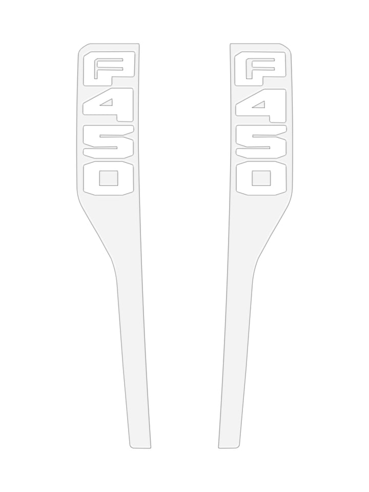 Front Fender Emblem Overlays Fits 2023-2026 Ford Super Duty