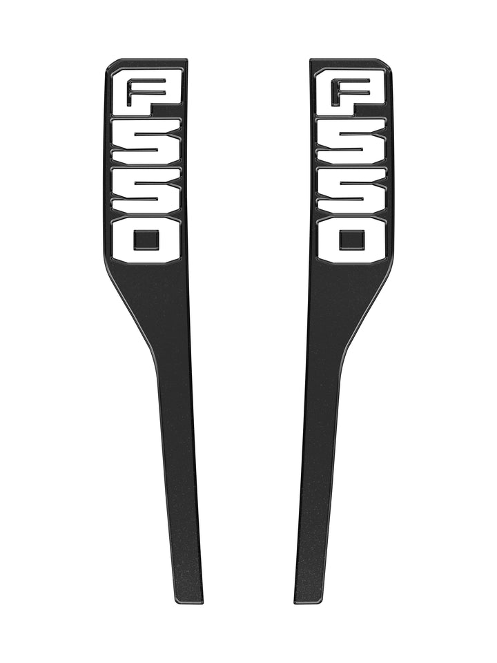 Front Fender Emblem Overlays Fits 2023-2026 Ford Super Duty