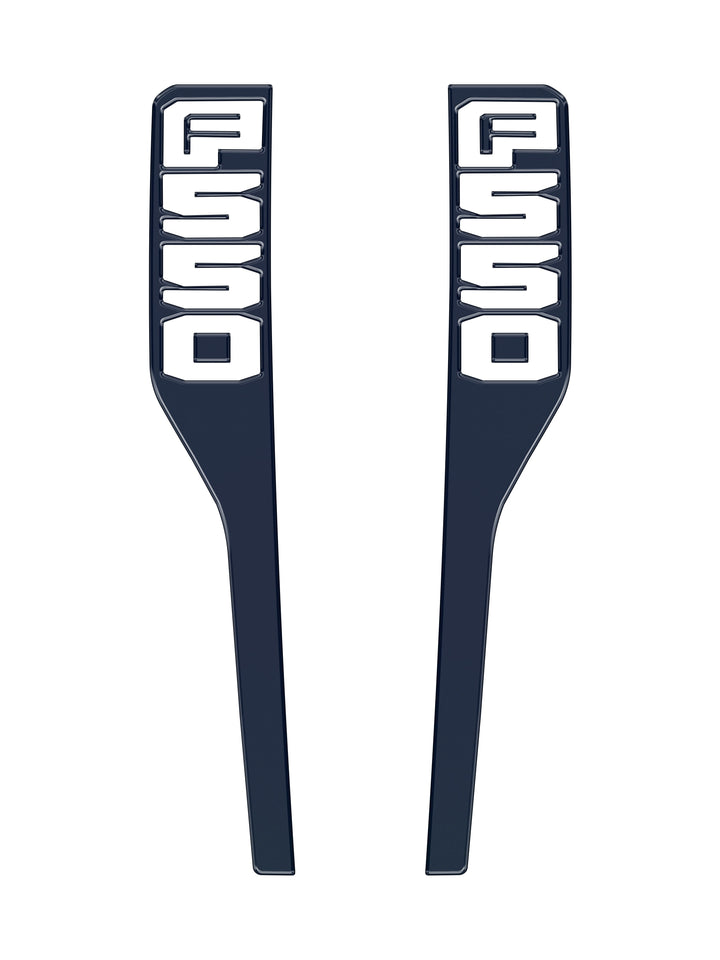 Front Fender Emblem Overlays Fits 2023-2026 Ford Super Duty