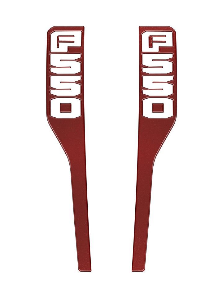 Front Fender Emblem Overlays Fits 2023-2026 Ford Super Duty