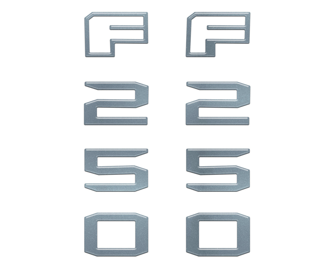 Fender Badge Letter Overlays Fits 2023-2026 Ford Super Duty