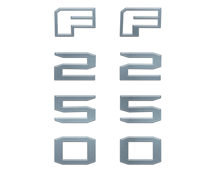 Fender Badge Letter Overlays Fits 2023-2026 Ford Super Duty
