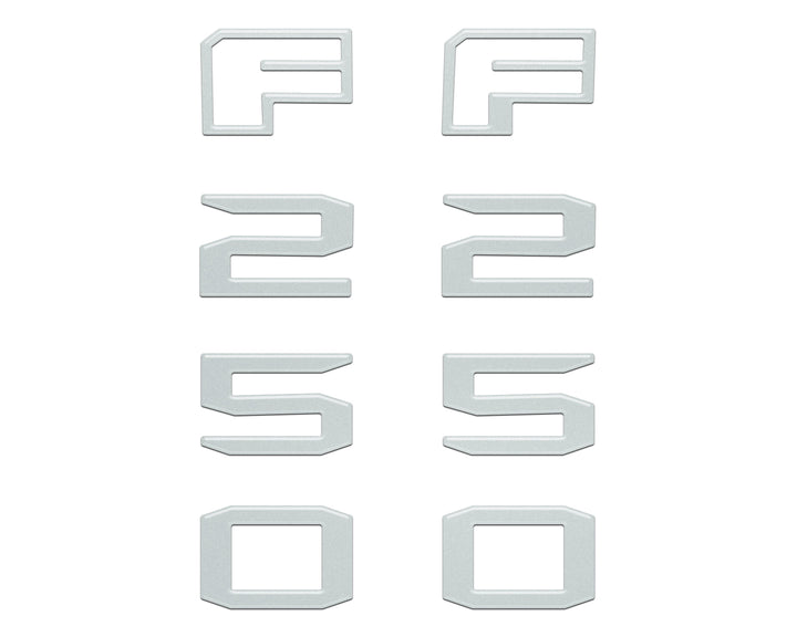 Fender Badge Letter Overlays Fits 2023-2026 Ford Super Duty