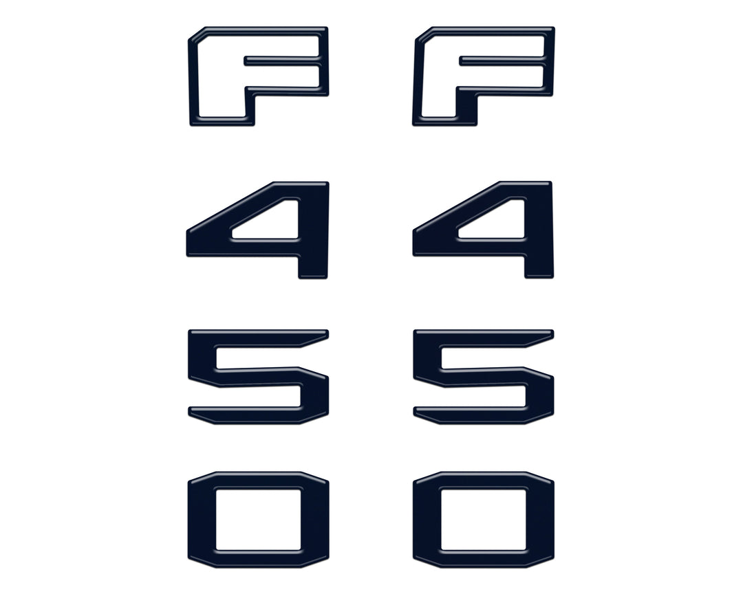 Fender Badge Letter Overlays Fits 2023-2026 Ford Super Duty