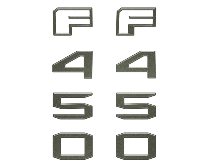 Fender Badge Letter Overlays Fits 2023-2026 Ford Super Duty