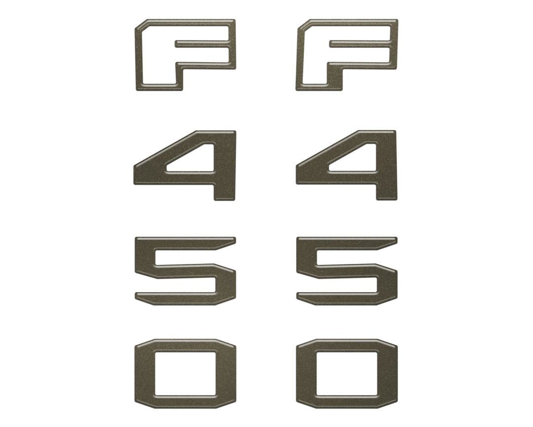 Fender Badge Letter Overlays Fits 2023-2026 Ford Super Duty