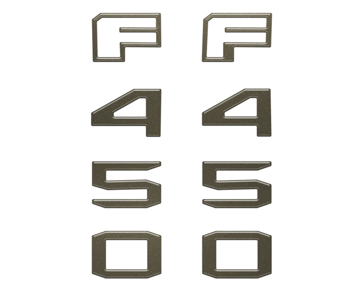 Fender Badge Letter Overlays Fits 2023-2026 Ford Super Duty