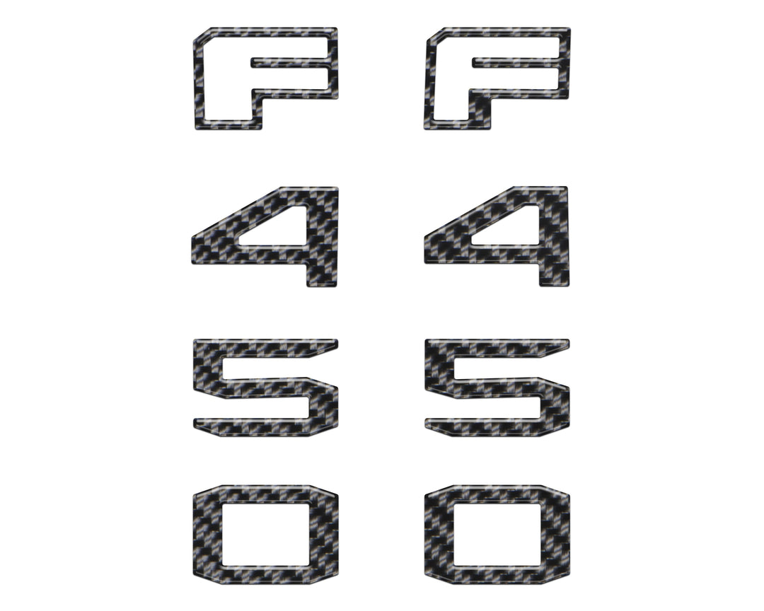 Fender Badge Letter Overlays Fits 2023-2026 Ford Super Duty