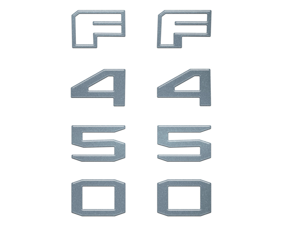 Fender Badge Letter Overlays Fits 2023-2026 Ford Super Duty