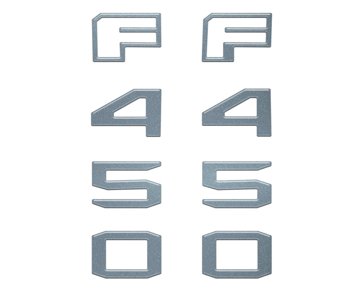 Fender Badge Letter Overlays Fits 2023-2026 Ford Super Duty