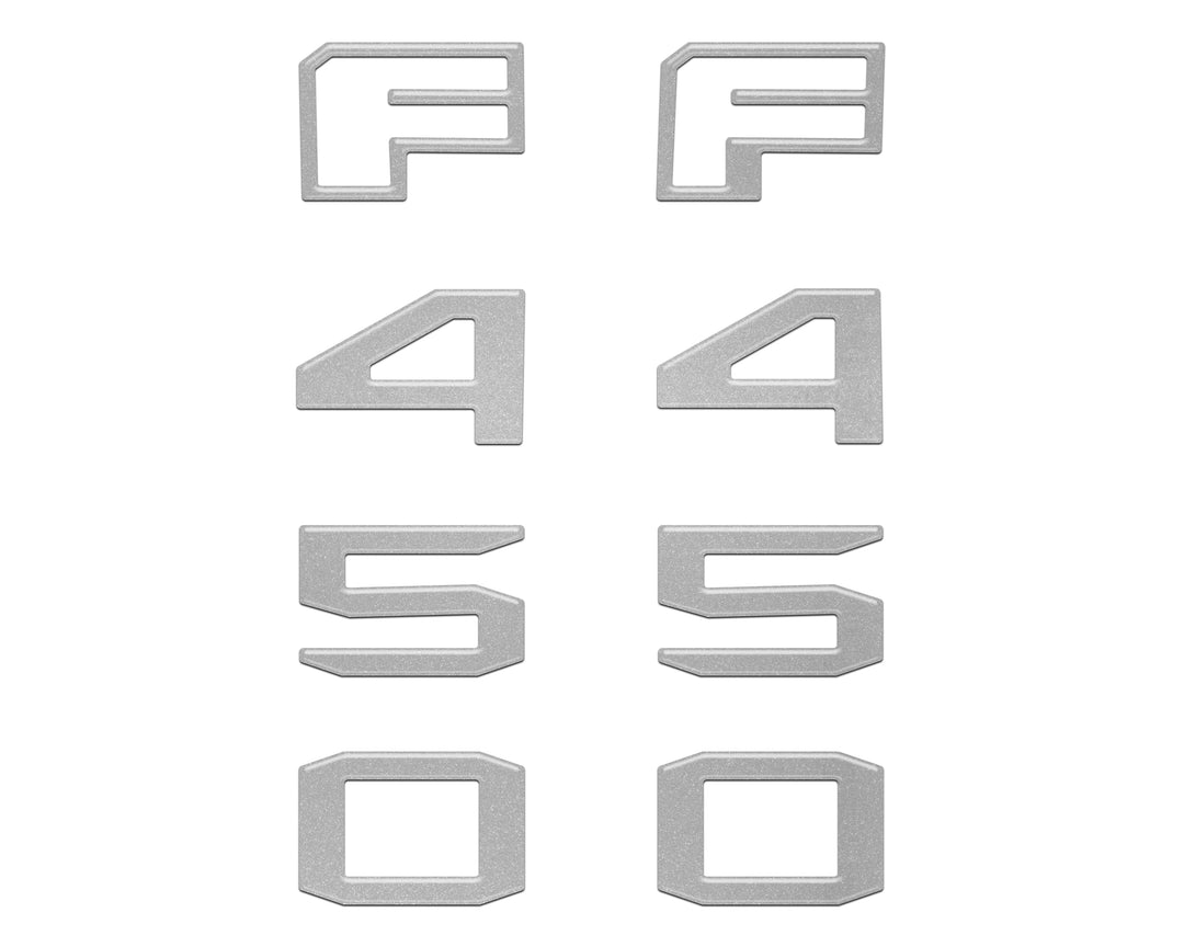 Fender Badge Letter Overlays Fits 2023-2026 Ford Super Duty