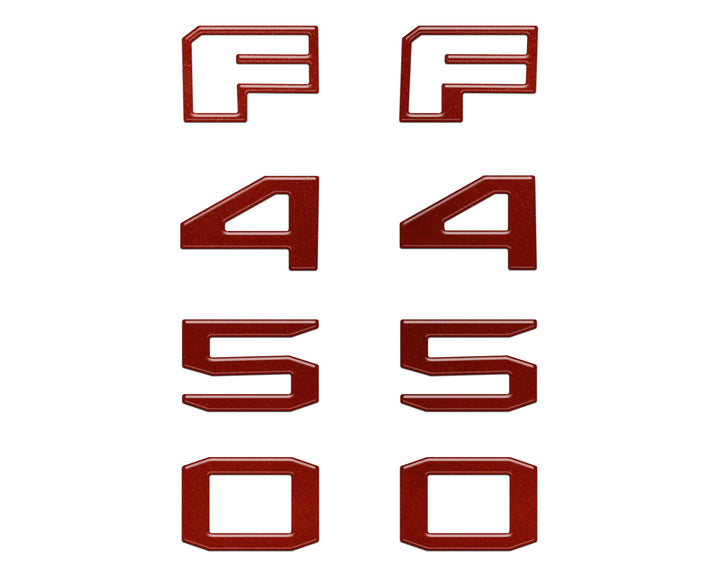 Fender Badge Letter Overlays Fits 2023-2026 Ford Super Duty