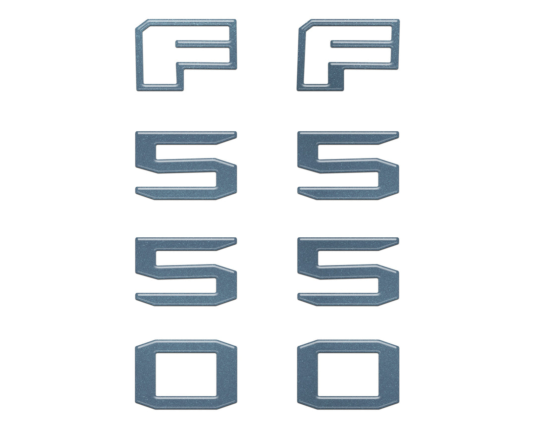 Fender Badge Letter Overlays Fits 2023-2026 Ford Super Duty