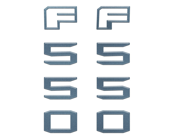 Fender Badge Letter Overlays Fits 2023-2026 Ford Super Duty