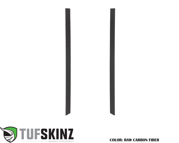 C-Pillar Accent Overlays Fits 2019-2024 Chevrolet Silverado HD