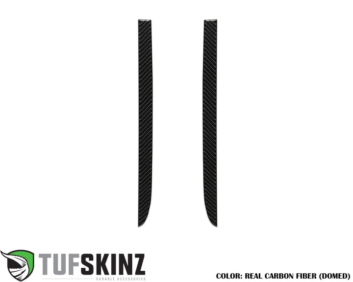 C-Pillar Accent Overlays Fits 2019-2024 Chevrolet Silverado HD