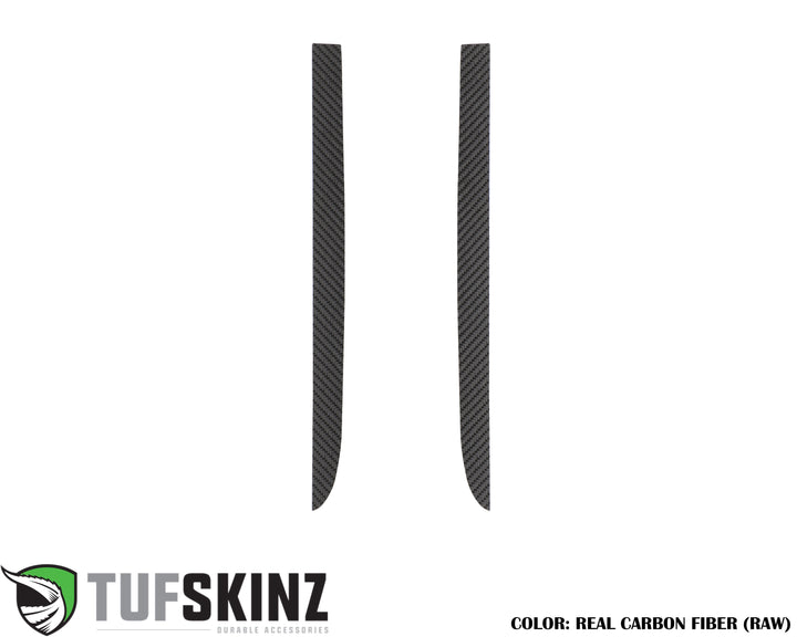 C-Pillar Accent Overlays Fits 2019-2024 Chevrolet Silverado HD