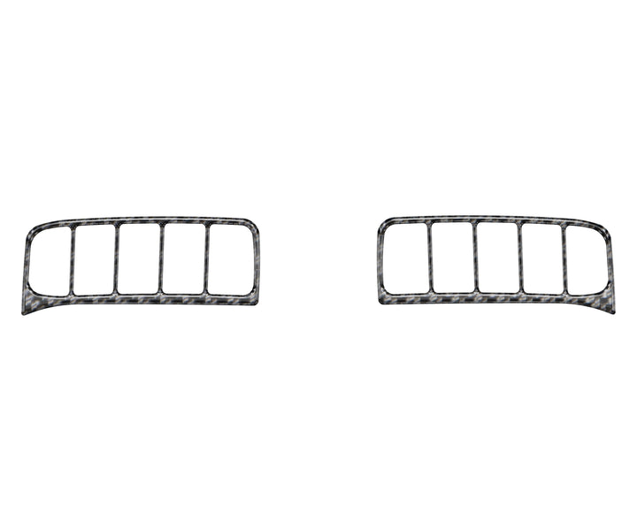 Upper A/C Vent Accent Overlays Fits 2019-2021 Chevrolet Silverado