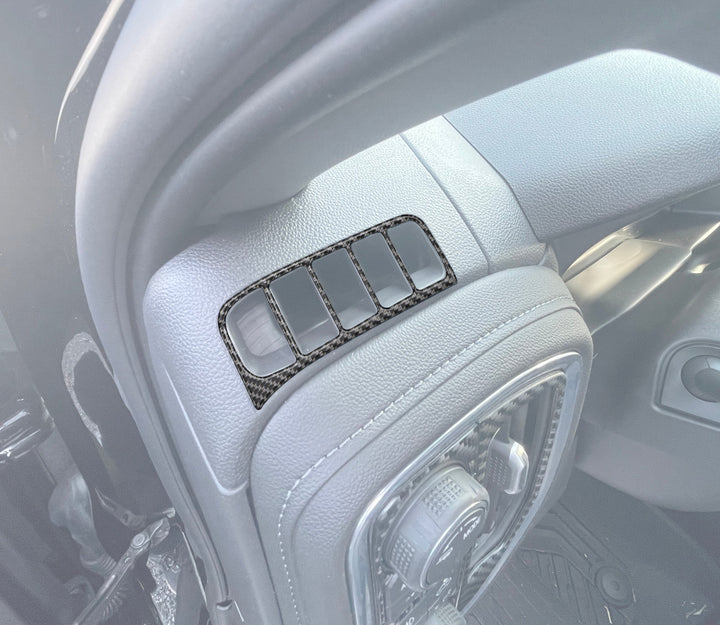 Upper A/C Vent Accent Overlays Fits 2019-2021 Chevrolet Silverado