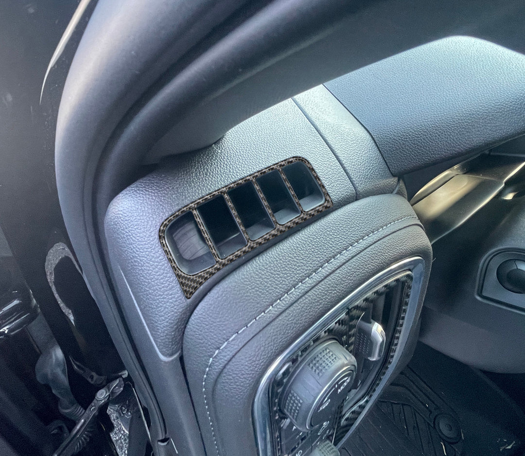 Upper A/C Vent Accent Overlays Fits 2019-2021 Chevrolet Silverado