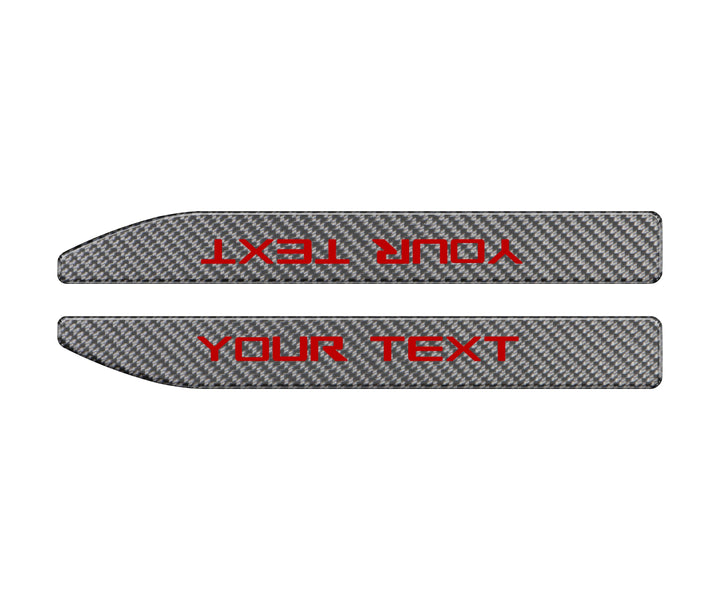 Door Sill Plate Overlays Fits 2019-2026 Chevrolet Silverado