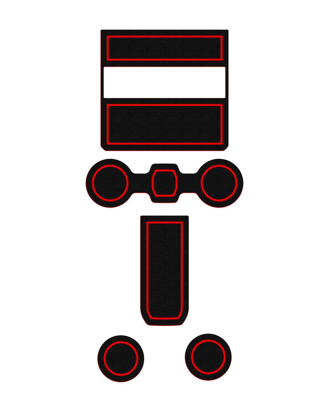 Center Console Foam Inserts Fits 2019-2021 Chevrolet Silverado