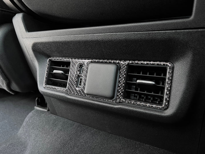 Rear Center Console Accent Trim Fits 2022-2025 Chevrolet Silverado