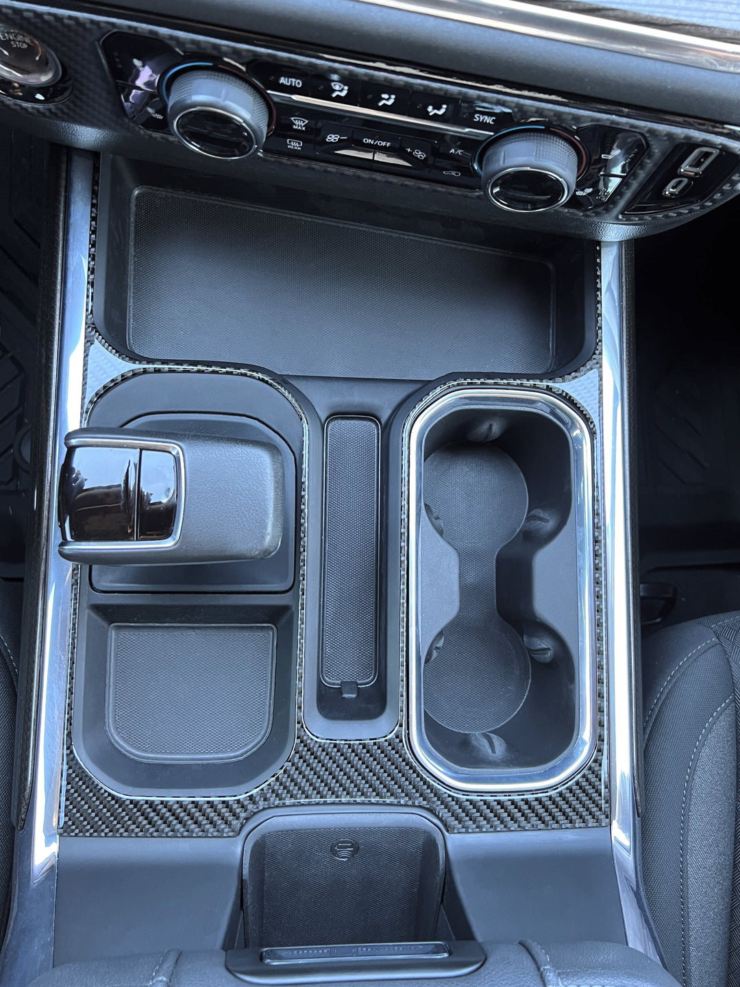 Center Console Lower Accent Trim Fits 2022-2025 Chevrolet Silverado