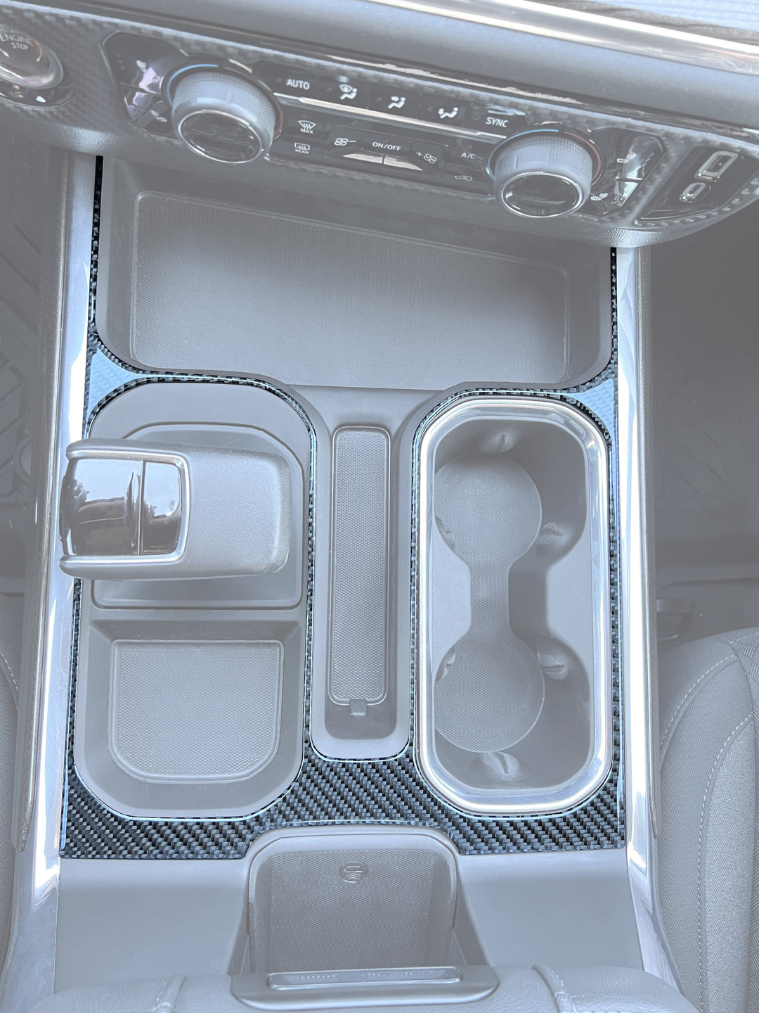 Center Console Lower Accent Trim Fits 2022-2025 Chevrolet Silverado