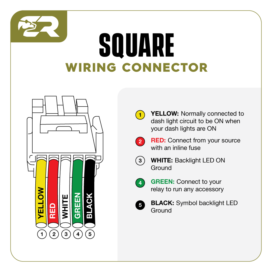 Toyota OEM Square Style "FOG LIGHTS" Switch