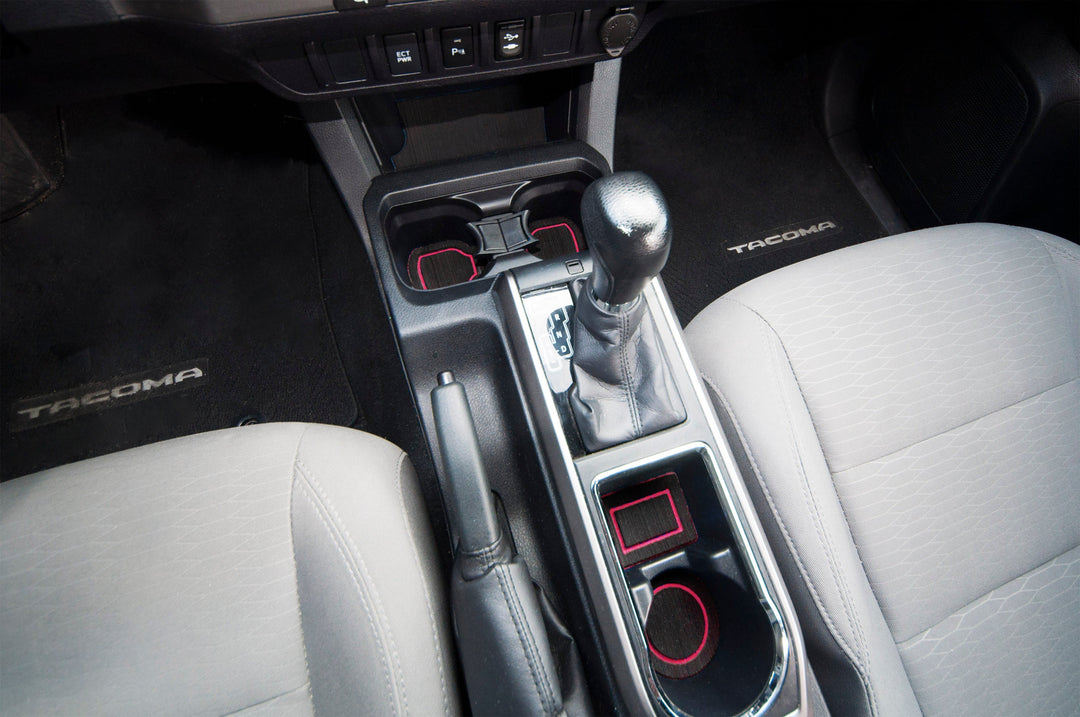 Center Console Cup Holder Inserts Fits 2016-2023 Toyota Tacoma