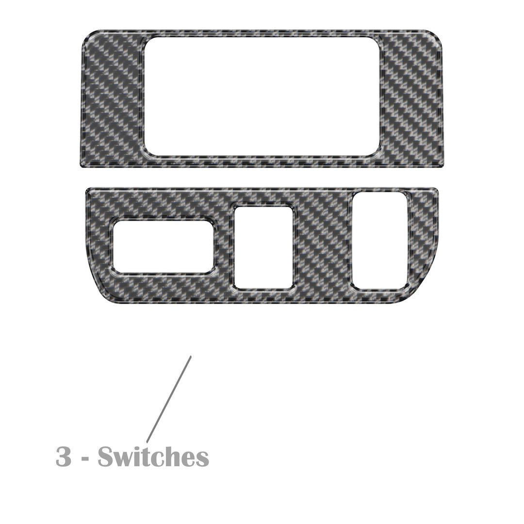 Dim Light Control Accent Overlays Fits 2016-2023 Toyota Tacoma
