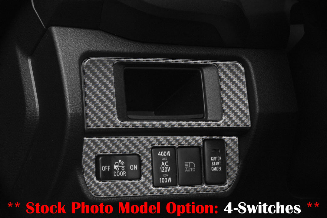 Dim Light Control Accent Overlays Fits 2016-2023 Toyota Tacoma