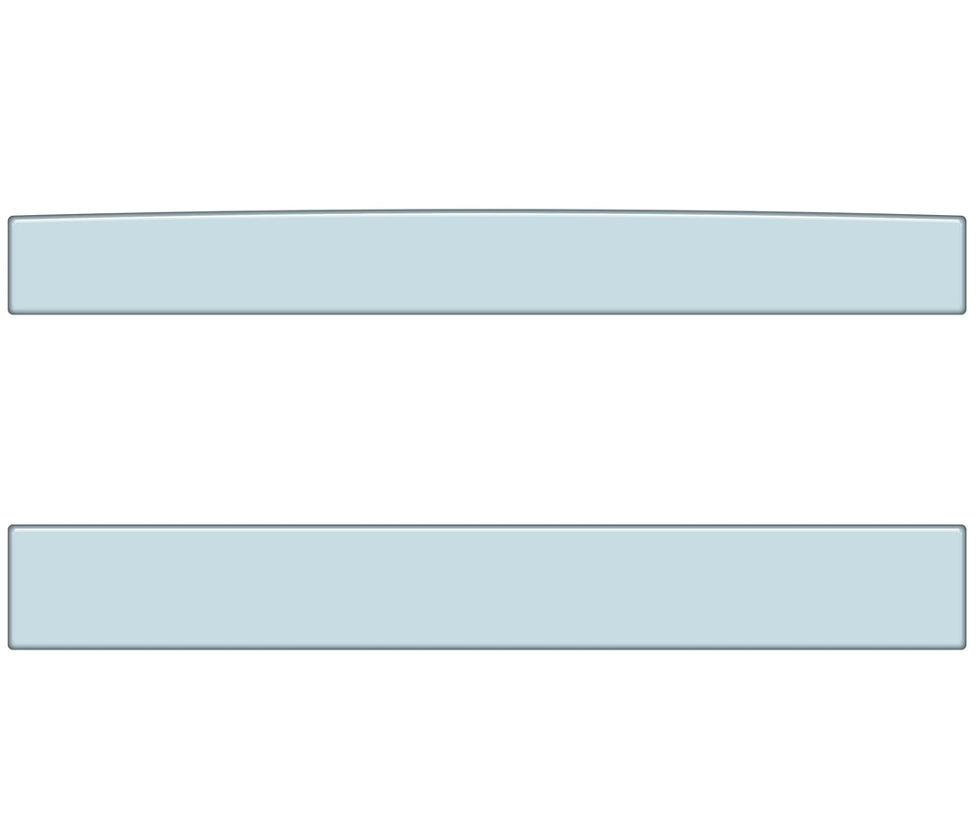 Rear Power Sliding Window Accent Overlays Fits 2016-2023 Toyota Tacoma