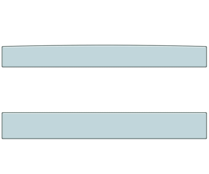 Rear Power Sliding Window Accent Overlays Fits 2016-2023 Toyota Tacoma