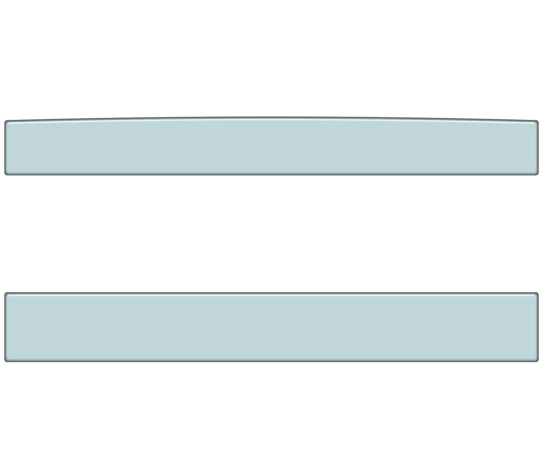 Rear Power Sliding Window Accent Overlays Fits 2016-2023 Toyota Tacoma