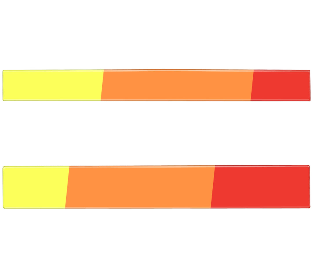 Rear Power Sliding Window Accent Overlays Fits 2016-2023 Toyota Tacoma