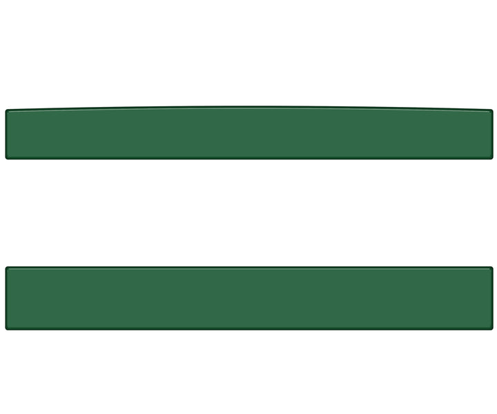 Rear Power Sliding Window Accent Overlays Fits 2016-2023 Toyota Tacoma