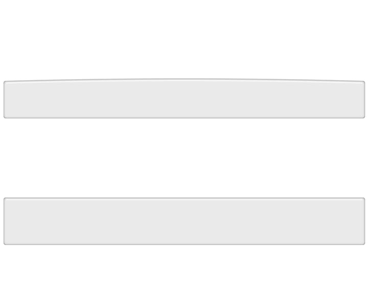 Rear Power Sliding Window Accent Overlays Fits 2016-2023 Toyota Tacoma