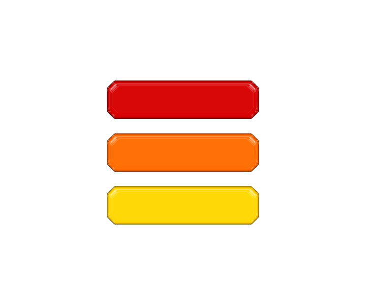 TRI-Color Grille Accent Overlays Fits 2016-2023 Toyota Tacoma TRD Pro Grille