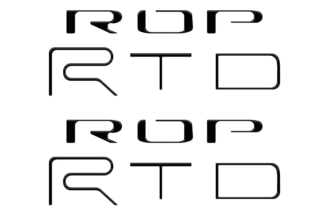 Bed Side Letter Inserts Fits 2022-2023 Toyota Tacoma TRD Pro