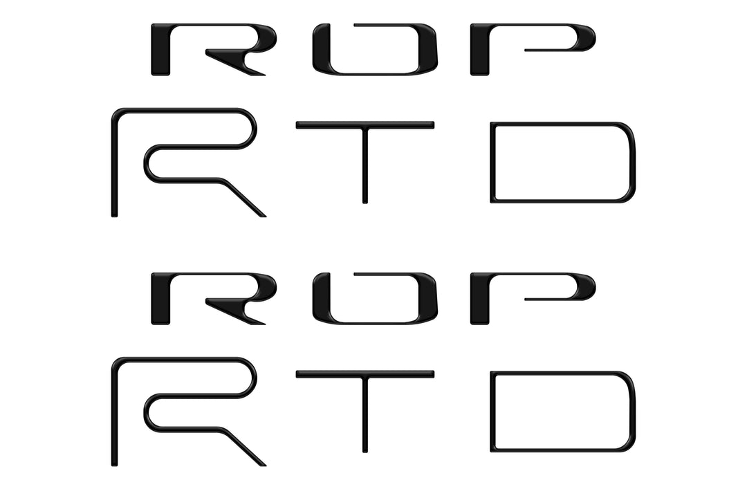 Bed Side Letter Inserts Fits 2022-2023 Toyota Tacoma TRD Pro