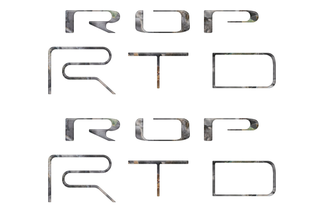 Bed Side Letter Inserts Fits 2022-2023 Toyota Tacoma TRD Pro