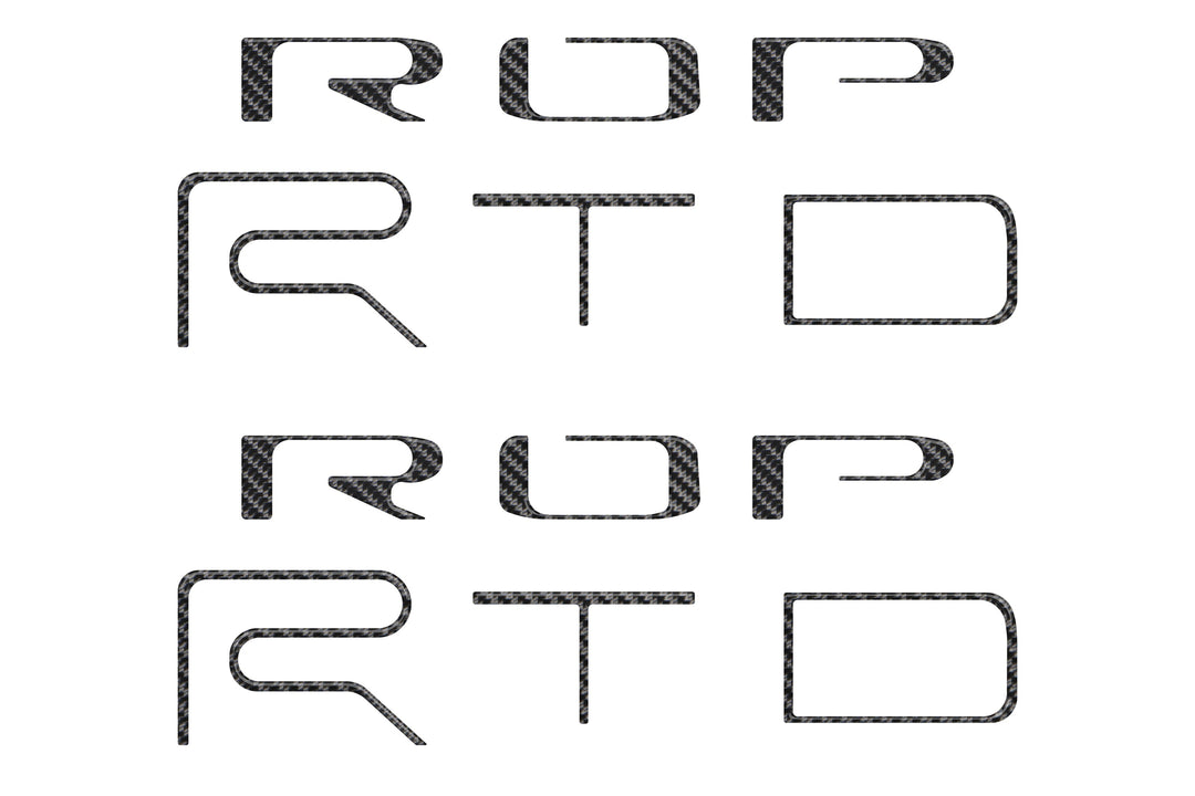 Bed Side Letter Inserts Fits 2022-2023 Toyota Tacoma TRD Pro