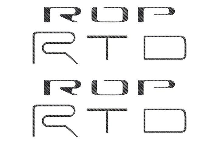 Bed Side Letter Inserts Fits 2022-2023 Toyota Tacoma TRD Pro