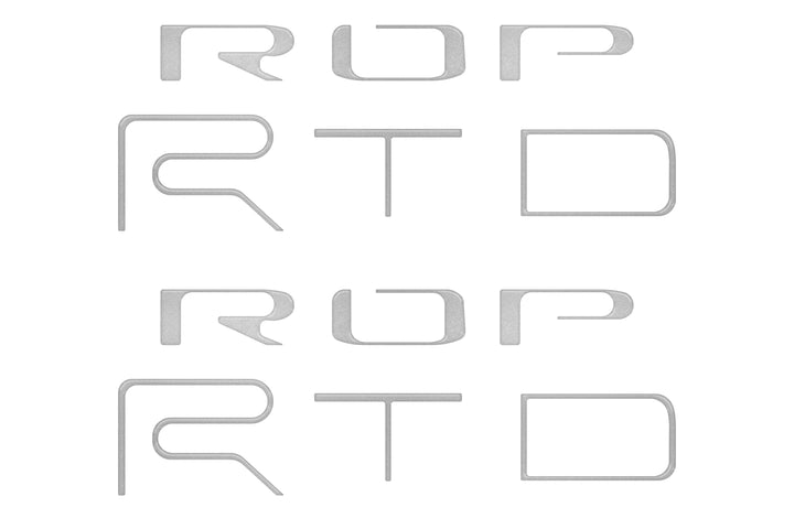 Bed Side Letter Inserts Fits 2022-2023 Toyota Tacoma TRD Pro