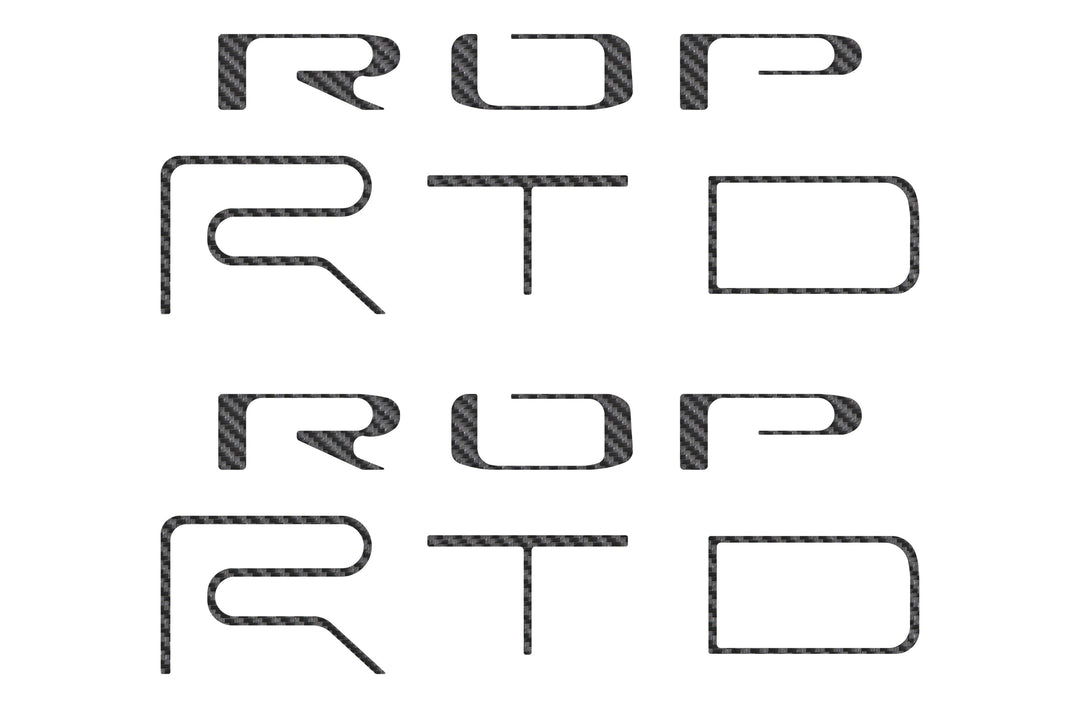 Bed Side Letter Inserts Fits 2022-2023 Toyota Tacoma TRD Pro