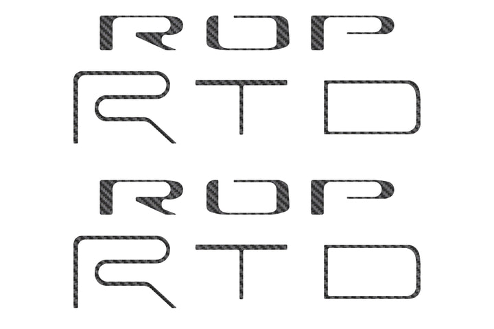 Bed Side Letter Inserts Fits 2022-2023 Toyota Tacoma TRD Pro